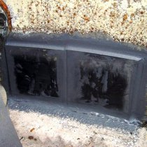 Płyty spajane na zbiorniku magazynowym Płyty spajane na zbiorniku magazynowym