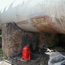 Uszkodzony rurociąg Uszkodzony rurociąg