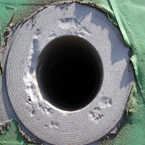 Skorodowana powierzchnia kołnierza Skorodowana powierzchnia kołnierza