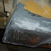 Powierzchnia studzienki przygotowana do zastosowania materiału firmy Belzona Powierzchnia studzienki przygotowana do zastosowania materiału firmy Belzona