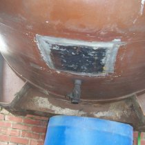 Płyta zespojona na zbiorniku Płyta zespojona na zbiorniku