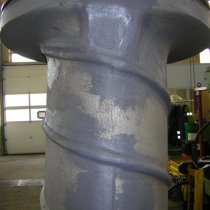 Odbudowany korpus pędnika wodnorzutowego Odbudowany korpus pędnika wodnorzutowego