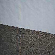 Wewnętrzna wykładzina rury nałożona jako pojedyncza, niespływająca warstwa pokrywająca obwodowy ścieg spoiny Wewnętrzna wykładzina rury nałożona jako pojedyncza, niespływająca warstwa pokrywająca obwodowy ścieg spoiny