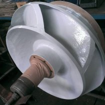 Wirnik pompy z powłoką zabezpieczającą przed erozją i korozją Wirnik pompy z powłoką zabezpieczającą przed erozją i korozją