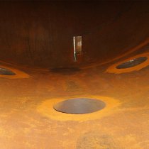 Skorodowany zbiornik procesowy Skorodowany zbiornik procesowy