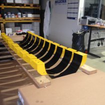 Materiał Belzona 2141 (ACR Fluid Elastomer) zabezpieczający przed dalszymi uszkodzeniami Materiał Belzona 2141 (ACR Fluid Elastomer) zabezpieczający przed dalszymi uszkodzeniami