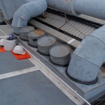 Wszystkie połączenia uszczelnione z użyciem materiału Belzona 2211 (MP Hi-Build Elastomer) Wszystkie połączenia uszczelnione z użyciem materiału Belzona 2211 (MP Hi-Build Elastomer)