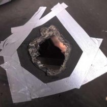 Rozerwana taśma przenośnika Rozerwana taśma przenośnika