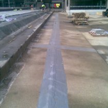 Szczeliny uszczelnione materiałem Belzona 3121 (MR7) Szczeliny uszczelnione materiałem Belzona 3121 (MR7)