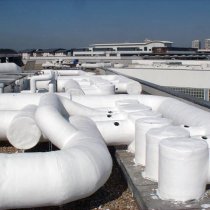 Osłony złożonych elementów rurowych wyposażenia HVAC Osłony złożonych elementów rurowych wyposażenia HVAC