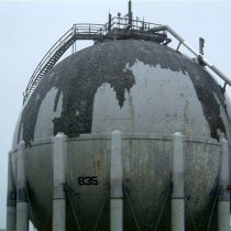 Uszkodzone zbiorniki gazu w postaci ciekłej Uszkodzone zbiorniki gazu w postaci ciekłej