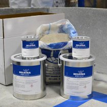Materiał Belzona 4154 z pozyskanym lokalnie kruszywem Materiał Belzona 4154 z pozyskanym lokalnie kruszywem