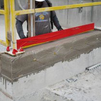 Ściana odbudowana z użyciem produktu Belzona 4154 Ściana odbudowana z użyciem produktu Belzona 4154