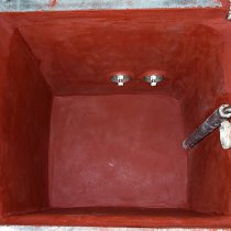 Materiał Belzona 4181 (AHR Magma-Quartz) zastosowany na całej powierzchni Materiał Belzona 4181 (AHR Magma-Quartz) zastosowany na całej powierzchni