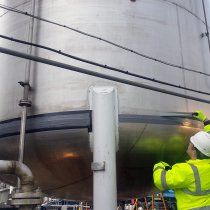 Połączenia naprawione u klienta z użyciem materiału Belzona 4301 (Magma CR1 Hi-Build) Połączenia naprawione u klienta z użyciem materiału Belzona 4301 (Magma CR1 Hi-Build)