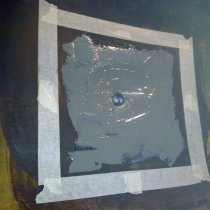 Naprawa wykładziny z użyciem materiału Belzona 4301 (Magma CR1 Hi-Build) Naprawa wykładziny z użyciem materiału Belzona 4301 (Magma CR1 Hi-Build)