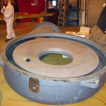 Gorąca mgła kwasu działała żrąco na niezabezpieczoną żelazną obudowę dmuchawy Gorąca mgła kwasu działała żrąco na niezabezpieczoną żelazną obudowę dmuchawy