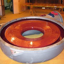 Duża dmuchawa zabezpieczona odporną na kwasy powłoką Belzona 4341 (Magma CR4) Duża dmuchawa zabezpieczona odporną na kwasy powłoką Belzona 4341 (Magma CR4)