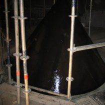 Lej silosu z powłoką Belzona 4351 Lej silosu z powłoką Belzona 4351