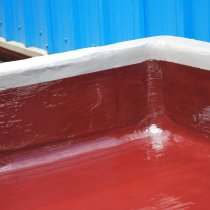 Druga powłoka materiału Belzona 4361 — po zastosowaniu Druga powłoka materiału Belzona 4361 — po zastosowaniu