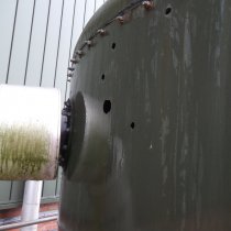 Perforacje zbiornika buforowego szlamu Perforacje zbiornika buforowego szlamu