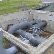 Materiał Belzona 5831 (ST-Barrier) zastosowany na zimnych fragmentach rurociągu Materiał Belzona 5831 (ST-Barrier) zastosowany na zimnych fragmentach rurociągu