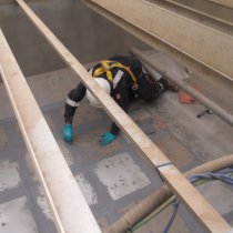 Płyta zespojona w celu odbudowy uszkodzonej powierzchni Płyta zespojona w celu odbudowy uszkodzonej powierzchni