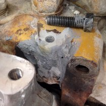 Obudowa śruby naprawiona z użyciem produktu Belzona 1111