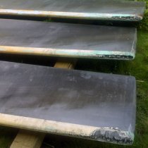 Skorodowane łopaty wentylatora wieży chłodniczej