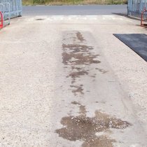 Powtarzające się uszkodzenia w strefie wyładunku butli z gazem