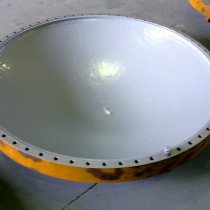 Pokrywa wymiennika ciepła z powłoką Belzona 5891 (HT Immersion Grade)