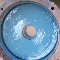 Korpus pompy odbudowany i zabezpieczony powłoką przeciwkorozyjną