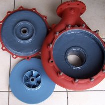 Wewnętrzna wykładzina pompy z zasysaniem tylnym