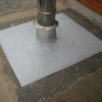 Kompleksowo wzmocnione połączenie z użyciem materiału Belzona 3111 (Flexible Membrane) uszczelniającego dach