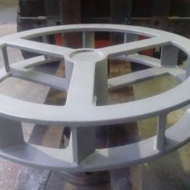 Koło ze stali węglowej po wypiaskowaniu