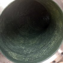 Zakończona aplikacja — płytki z fugami z materiału Belzona 1813