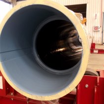 Rury rufowe naprawione z użyciem materiału Belzona 1111 (Super Metal) i zabezpieczone powłoką Belzona 5811 (Immersion Grade)