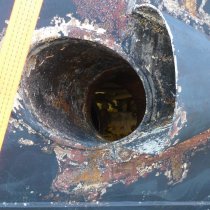 Uszkodzona rura wydechowa