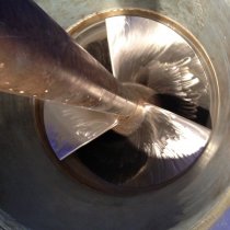 Uszkodzony pędnik wodnorzutowy promu