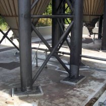 Nowo wybudowana, niezabezpieczona dodatkowa strefa bezpiecznego przechowywania substancji chemicznych