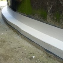 Podstawa zbiornika uszczelniana materiałem 3111 (Flexible Membrane)