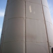 Uszkodzona powierzchnia betonowa odbudowana z użyciem produktu Belzona 4141 (Magma-Build) i zabezpieczona produktem Belzona 5151 (Hi-Build Cladding)