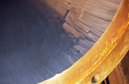 Materiał Belzona 1812 (Ceramic Carbide FP) zastosowany w rurociągu pyłu węglowego dla zabezpieczenia przed ścieraniem